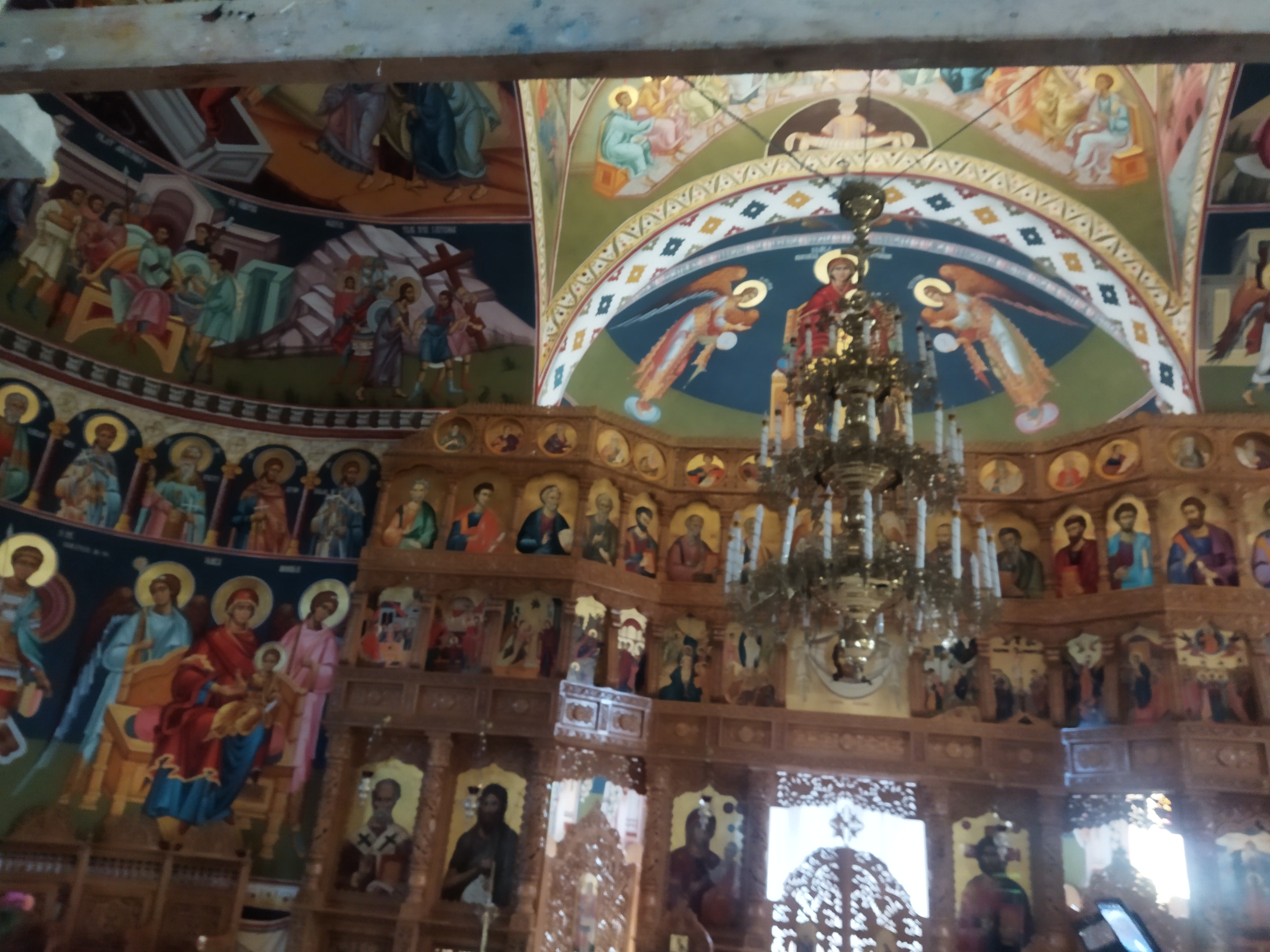 église de Ianca vue de l'intérieur